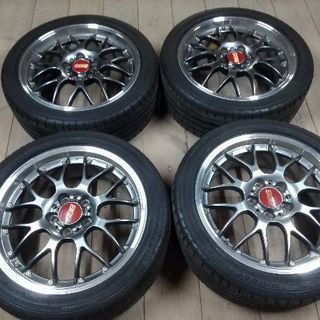 ご購入いただきました】☆美品❤BBS RS-GT☆18ｲﾝﾁ 5穴 4本ｾｯﾄ ﾀｲﾔ付き 