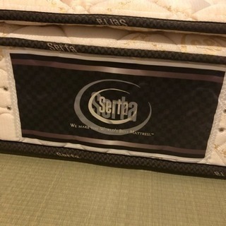 (ほぼ新品、引き取り限定)Serta ダブルサイズ マットレス+ベッドパット