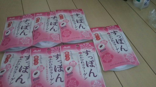 郵送します☆アサヒすっぽん＆ふかひれコラーゲン60粒1296円×7袋210日分12096円を6500円でいかがでしょうか？