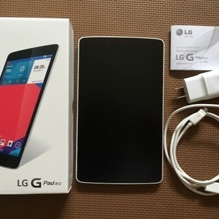 jcomタブレットLG Gpad 8.0 おまけ付き