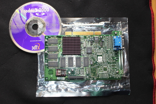【3dfx】グラボ【boodoo3 2000PCI】ドライバディスクCD付属・箱なし