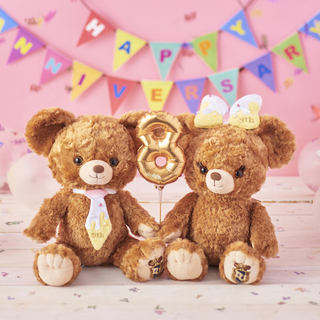 非売品 新品 タグ付き ユニベア ８周年記念 ケーキ風 リボン プリン ディズニーストア シェリーメイ ステラルー ちゃっぴー 江古田のおもちゃ ぬいぐるみ の中古あげます 譲ります ジモティーで不用品の処分