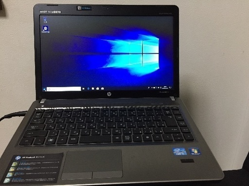 ノートパソコン HP pro book 4430s