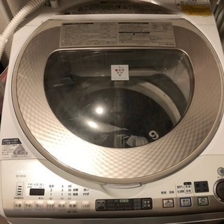 洗濯機　SHARP　10キロ　乾燥・消臭　説明書あり