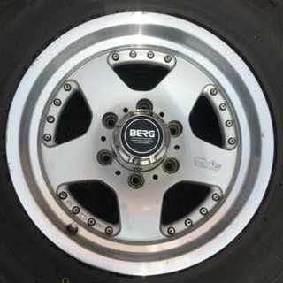 値下げ！ランクル プラド等 社外アルミ付 バリ溝 265/70R16 4本セット