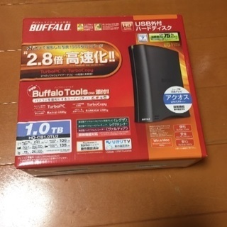 新品 BUFFALO 外付けハードディスク 1TB