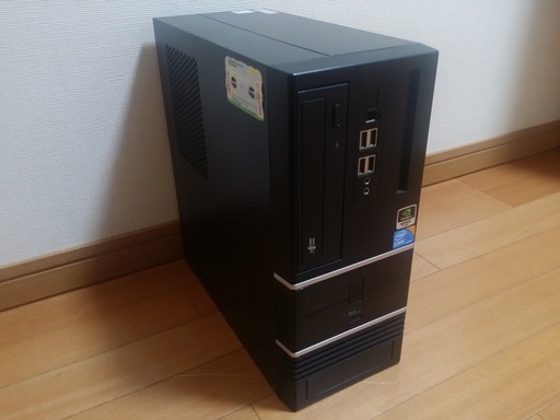 Windows10 SSD + HDD搭載 コンパクト型デスクトップパソコン (Prime Core i3)