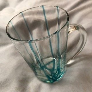 透明ガラスマグカップ