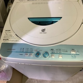 シャープ洗濯機 ESーFG45H 2009年