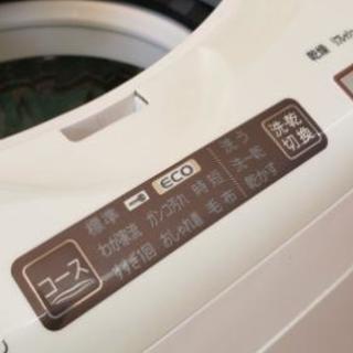 乾燥機付き8kg高年式洗濯機☆人気のピンク♪穴なし槽で節水清潔！