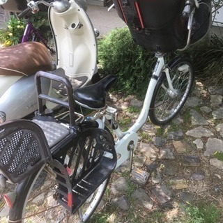 3人乗り子乗せ自転車  