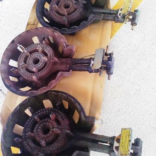 業務用 LPガス用コンロ 伊藤産業 鋳物コンロ 3台セット 店舗使用