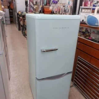 PayPay対応 DAEWOO C15AM 2ドア レトロスタイル冷蔵庫 150L