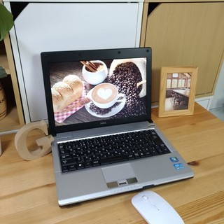 corei7で超高性能♪　メモリ4G　NEC　VersaPro　12.1inchでコンパクト軽量！　持ち運びも便利★　最新Windows10　64Bit　大容量250G　シルバー　12.1インチ　マウス付き 　ノートパソコン　無線LAN　Wi-Fi対応