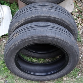 中古　省エネタイヤ　１５５／６５Ｒ１４  ４本まとめて