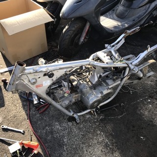 ☆GARAGE-ECO千音寺☆中古パーツ、マグナ50純正フレーム　名古屋市中川区より!! ☆GARAGE-ECO千音寺☆中古パーツ、マグナ50純正フレーム 名古屋市中川
