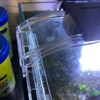 水槽用LEDライトの横の支え(熱帯魚水槽)生体
