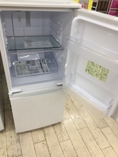 東区 和白 Sharp 137L冷蔵庫 2018年製 SJ-D-14D-W 0502-1