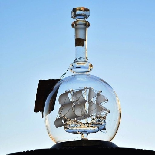 あげます ガラス製のボトルシップスペイン Vitro Disseny社帆船 手渡し希望 ネクタリン222 池上のノベルティグッズの中古あげます 譲ります ジモティーで不用品の処分