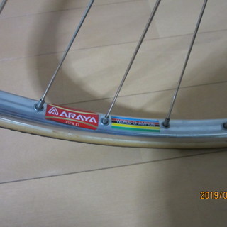 競輪用自転車（前後ブレーキ付き）