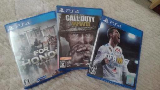 ps4 ソフト　3本