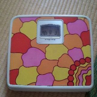 昔ながらの体重計
