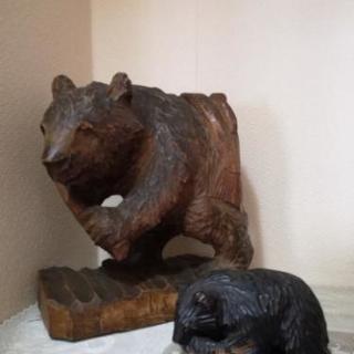 【本日限定】木彫り熊セット