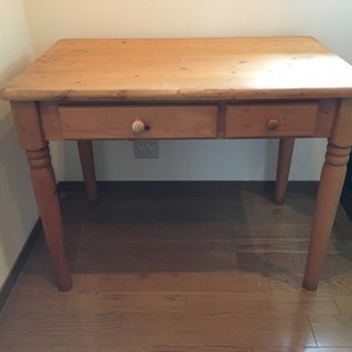 カントリーデスク（机+ブックスタンド）