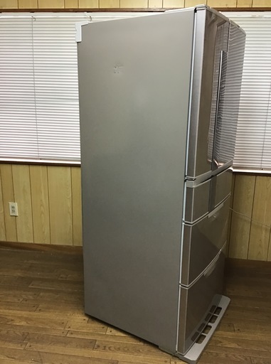 三菱  大型冷蔵庫  475L フレンチドア 6ドア   自動製氷 / タッチパネル操作  / MR-JX48LX 2014年製