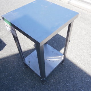 ☆中古品 厨房用品 作業台 サイズ：450×450×800㎜☆