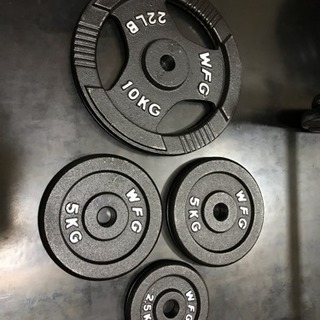 バーベル 150キロセット シャフトの長さ1840 穴が28ミリのプレート