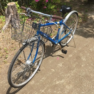 シティサイクル　27インチ　CONSTRUCT　ブルー