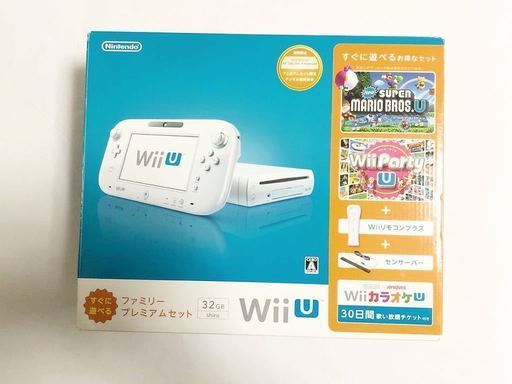 任天堂 Wii U すぐに遊べるファミリープレミアムセット 白 中古  メーカー生産終了