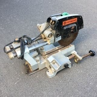 日立 卓上スライド 丸ノコ C8F 216mm 丸のこ、クロスカットソー 動作