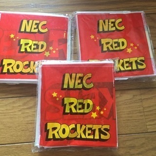 応援グッズ 往年のNEC Red Rockets