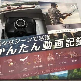 アクションカメラ(エレコム製) 8Gメモリ