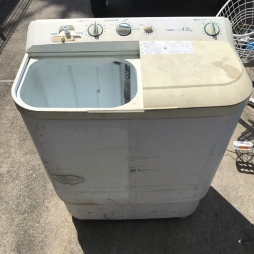 ハイアール 二槽式洗濯機 中古品