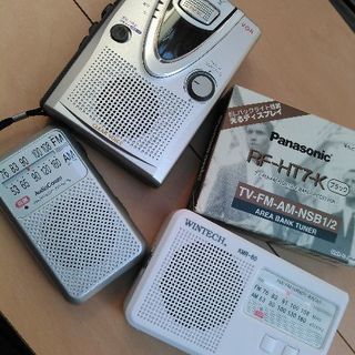 ラジオ、カセットレコーダー