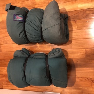 【キャンプ 寝袋】封筒型 シュラフ2つ