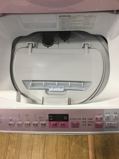 2017年製 SHARP シャープ 5.5/3.5kg洗濯乾燥機 ES-TX5A