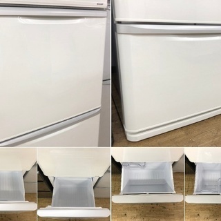 667 SHARP 大型冷蔵庫 どっちもドア 300L〜400L自動製氷付き 美品