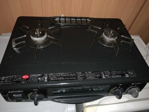 送料込み 2014年製 Rinnai ガステーブル KGE31NSBL 都市ガス