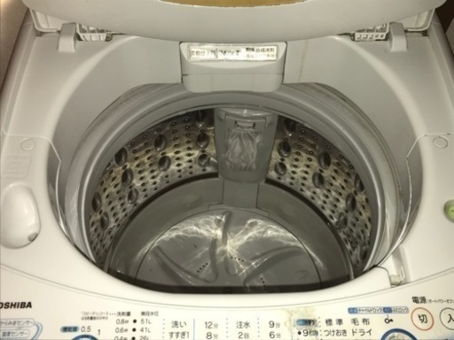 6kg縦型洗濯機】TOSHIBA 節約 2010年製〈AW-60GF(W)〉