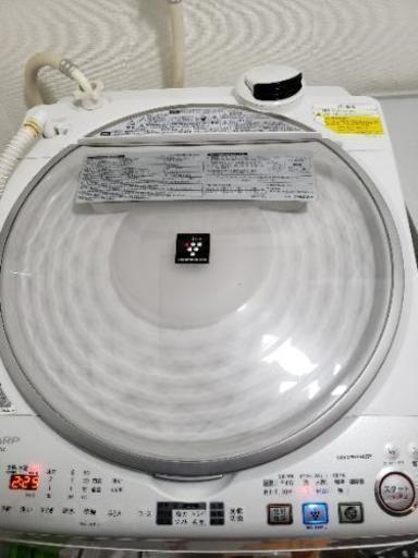 【 交渉中】シャープ  洗濯8.0kg/乾燥4.5kg 洗濯機 乾燥機 プラズマクラスター搭載 Ag⁺イオンコート  ES-TX810S