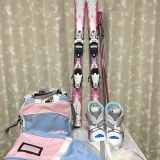 □ ELAN エラン ジュニアスキーセット 120cm 22.0cm スキー板 ストック