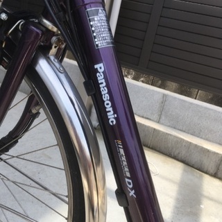 パナソニック電動アシスト自転車26インチビビDX美品。