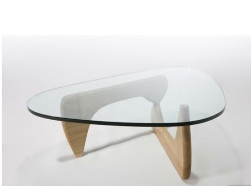 コーヒーテーブル イサムノグチ ガラス サイドテーブル/リビング