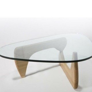 コーヒーテーブル イサムノグチ ガラス サイドテーブル/リビング