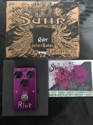 Suhr 歪みエフェクター RIOT おまけ付き