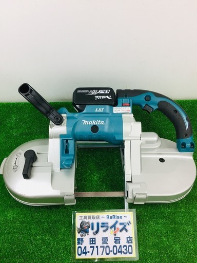 マキタ 120mm 18V充電式ポータブルバンドソー PB180D【リライズ野田愛宕店】【店頭引取限定】【中古品】１点限り早い者勝ち！